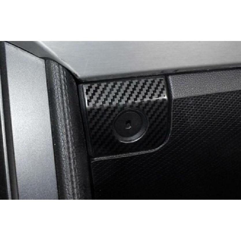 For Ford Mustang 2015- Steel Carbon Fiber Co-Pilot Storage Box Bowl Trim 1PC
