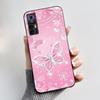 Case For TCL 30 Plus 30 5G T676K T676J T676H T776H Phone Case Fashion Butterfly Flowers Black Silicone Shockproof Cover Casing