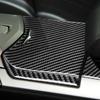 4Pcs Carbon Fiber Center Console Storage Box Panel Cover for Cadillac CTS 2008 2013 Car Interior Part Replacement