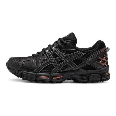 Gel-Kahana 8 Outdoor Fabric Synthetic Leather Low Top Trail Running Shoes Women Sneakers Black 1012A978-002