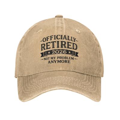 Funny Retired  Worked My Whole Life Trucker Hat Accessories For Unisex Baseball Cap Fashion Headwear Snapback Cap Adjustable