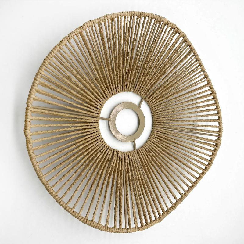 1PC Accessory DIY Household Cover Adornment Creative Decoration Retro Imitation Rattan High Quality Pastoral Style Lampshade