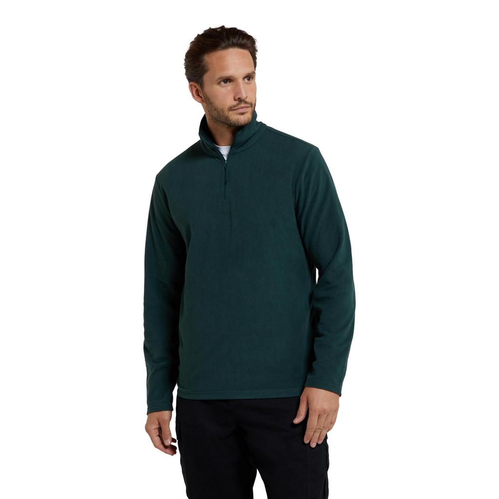 Mountain Warehouse Mens Camber II Half Zip Fleece Top