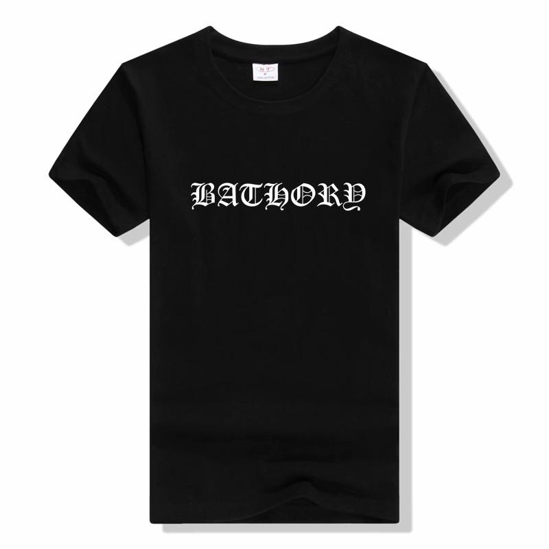 Darkthrone trička Bathory Unisex tričko Léto Ležérní Bavlna Trička Funny Streetwear Grafika Unisex tričko s krátkým rukávem