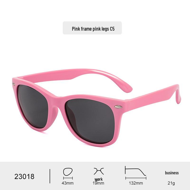 Children's Polarized Silicone Sunglasses with UV Protection - Comfortable Sun Protection for Boys and Girls