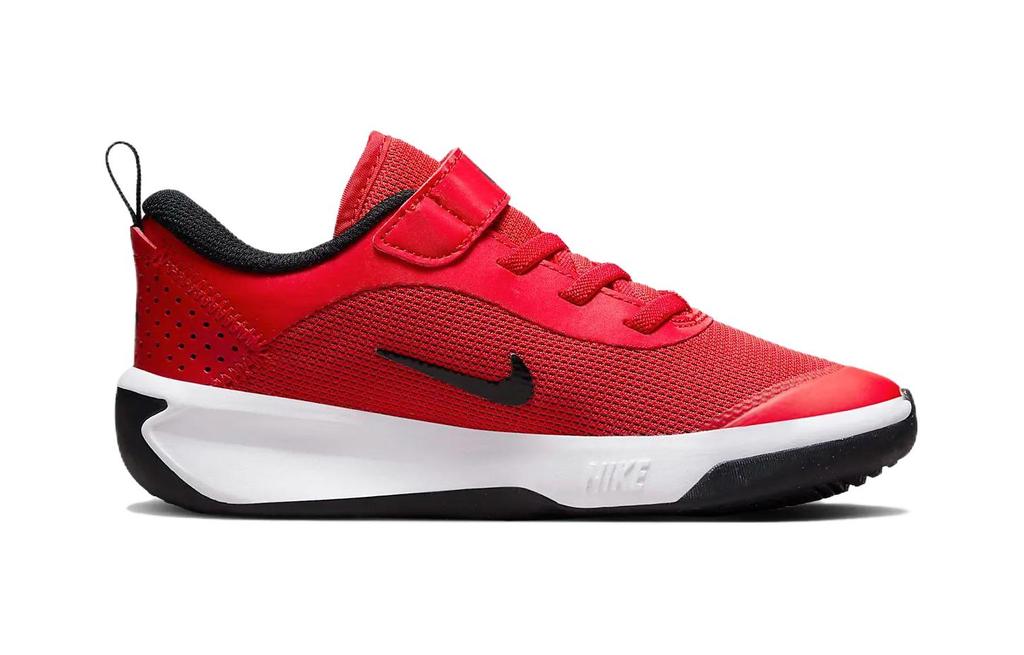 Nike Omni Multi Court Abrasion Resistant Breathable Low top Kids Lifestyle Shoes Red Black Children Aged 3 7 Years Old DM9026-601