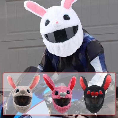 New Multi Style Motorcycle Helmet Cover Trendy Cartoon Dust Winter Funny Helmet Protection Thickened Plush Cover Windproo A Q2A5
