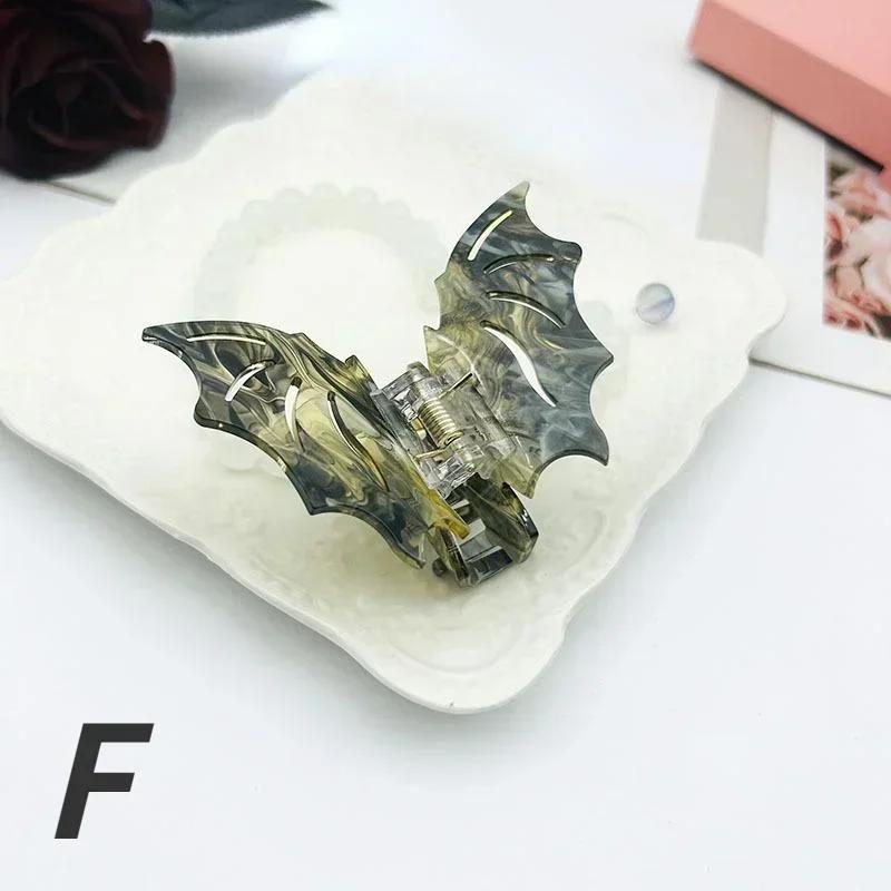 New Halloween Bat Hair Claw Clips for Women Girl Funny Hair Crab Shark Clip Butterfly Hairpin Lady Headdress Hair Accessories