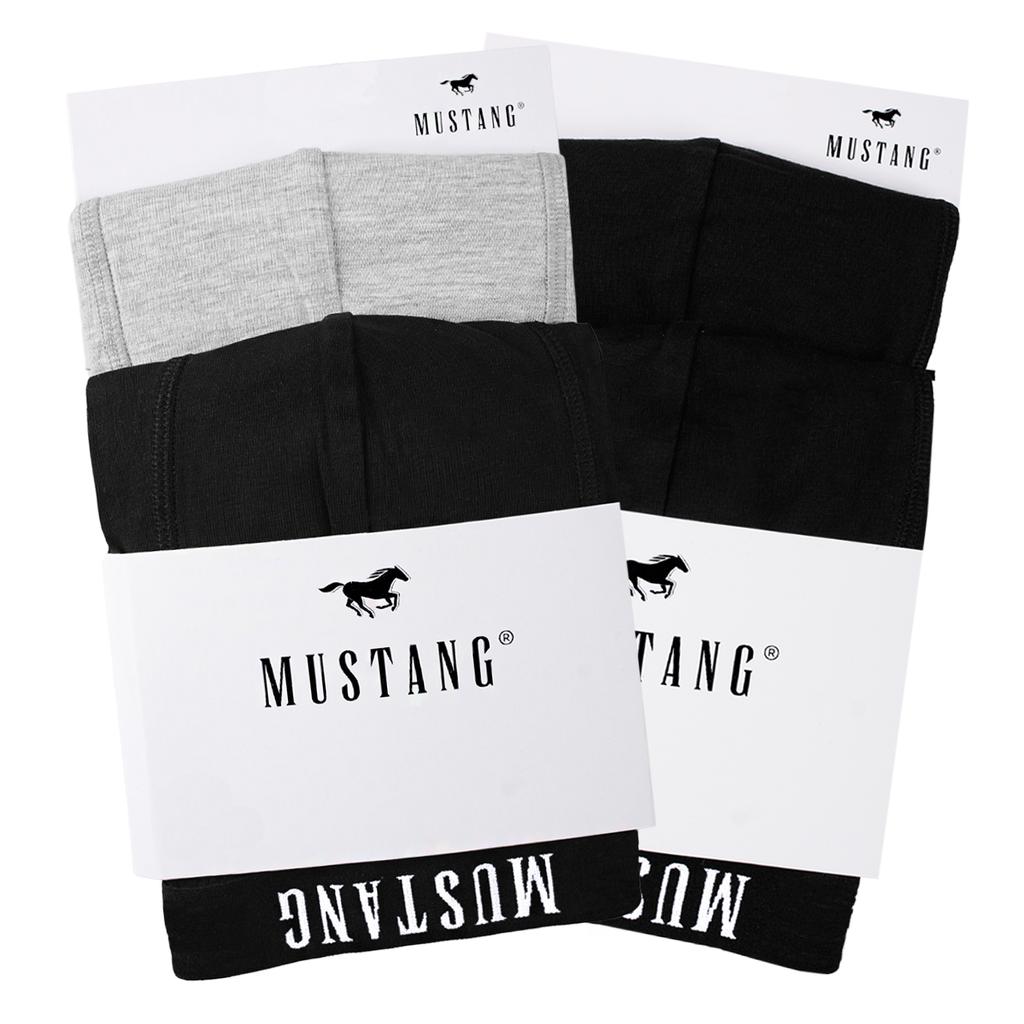 Mustang Men's Boxers 4 Pieces Set Cotton Logo Color