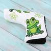Golf Putter Cover Frog Pattern Center PU Head