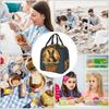 Boston Daddy Boston Bull Terrier Dog Insulated Lunch Bag for Women Kids Portable Food Boxes Thermal Lunch Box Tote