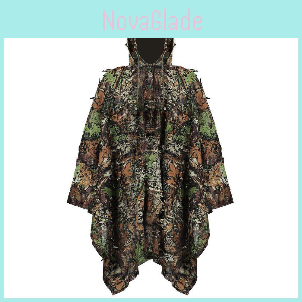 Pubg 3D Blatt Tarnkleidung mit Baumwollmischmaterial für Jagd und Outdoor-Aktivitäten