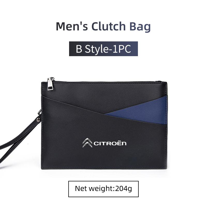 

Car Clutch Bag Leather Men Phone Money Credit Card Organizer For Citroen Grand Berlingo Jumper Celysee Xsara Picasso Aircross