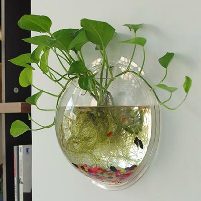 Fish Vase Solid for Gifts Lightweight Creative Flower Pot Beautiful Wall Mounted Safe