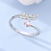 Original   Copper Rings Sparking Rotating Star And Moon Open Rings For Women Girls Jewelry Birthday Anniversary Gifts