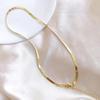 Minimalist Snake Bone Wrap Tassel Necklace for Women