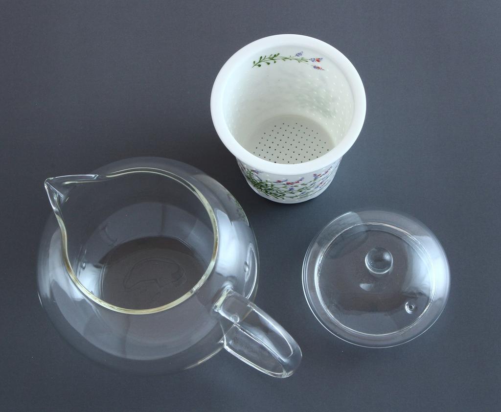 Arita Ware Celand Glass Stylish Pot, Lavender, FC-550C