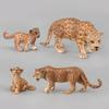 Plush Leopard & Jaguar Animal Model Toys