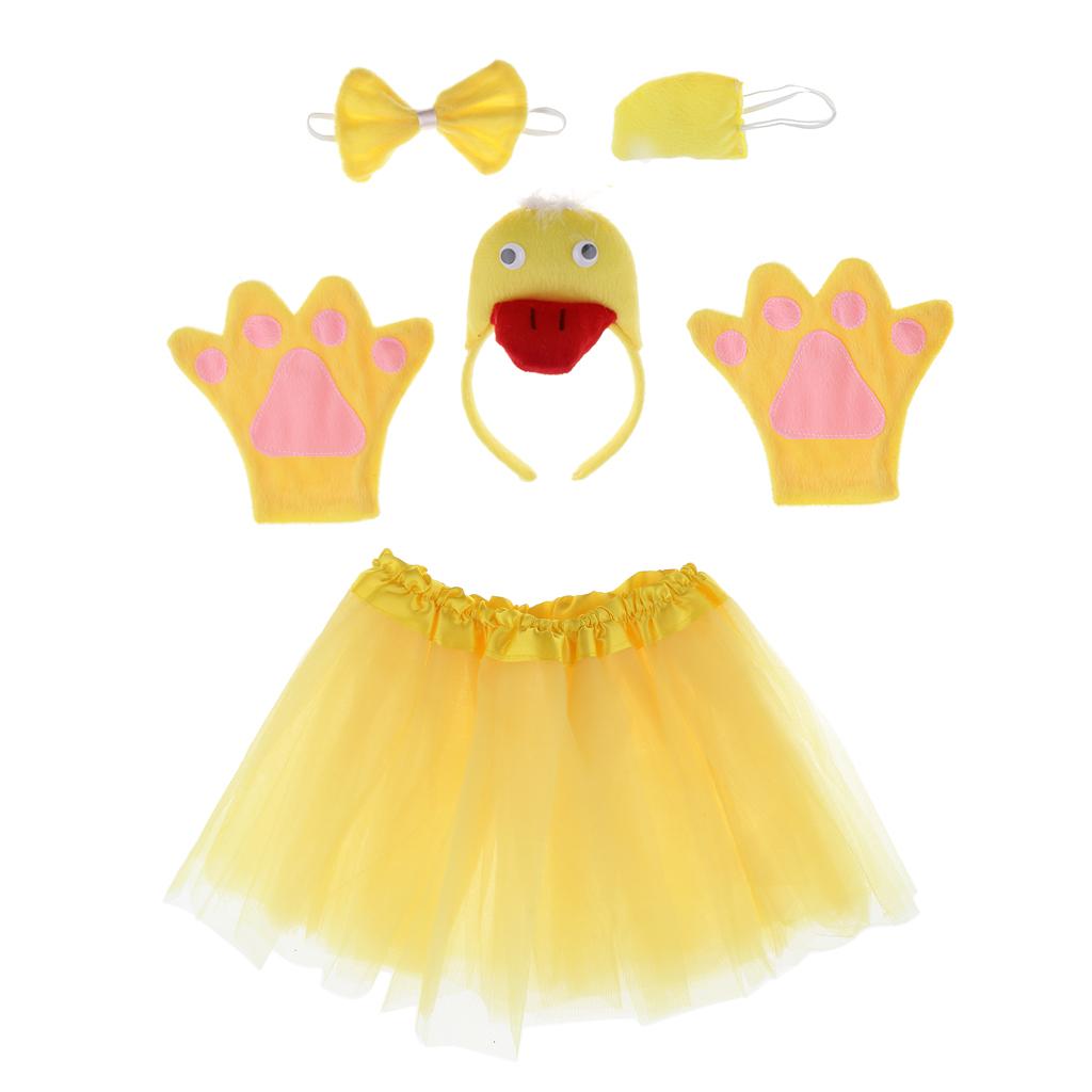 Kinder Tierkostüm Küken Ente Hase Schwein Set Schulaufführung Fasching