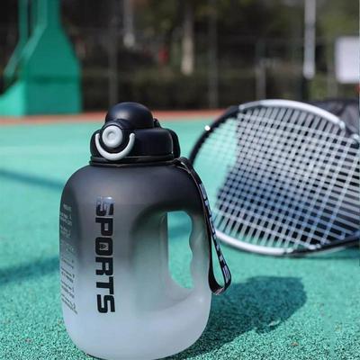 2 Liter Water Bottle Large Capacity Sports Square Sports Water Cup Ton Ton Bucket Cup Portable Big Water Bottle