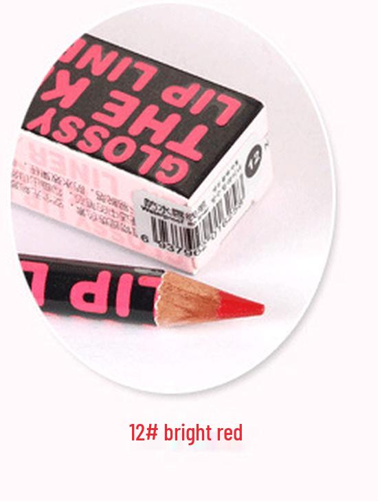 Midnight Black Waterproof Lip Liner - Long-lasting, Non-smudging, Nude Definition #1625