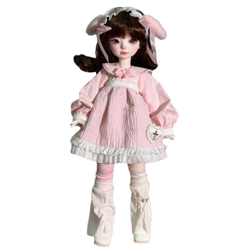6 Points Joint 30cm Doll Clothes 11.8 Inch Doll Clothing Set Handmade Doll Clothes  Puzzle Fun