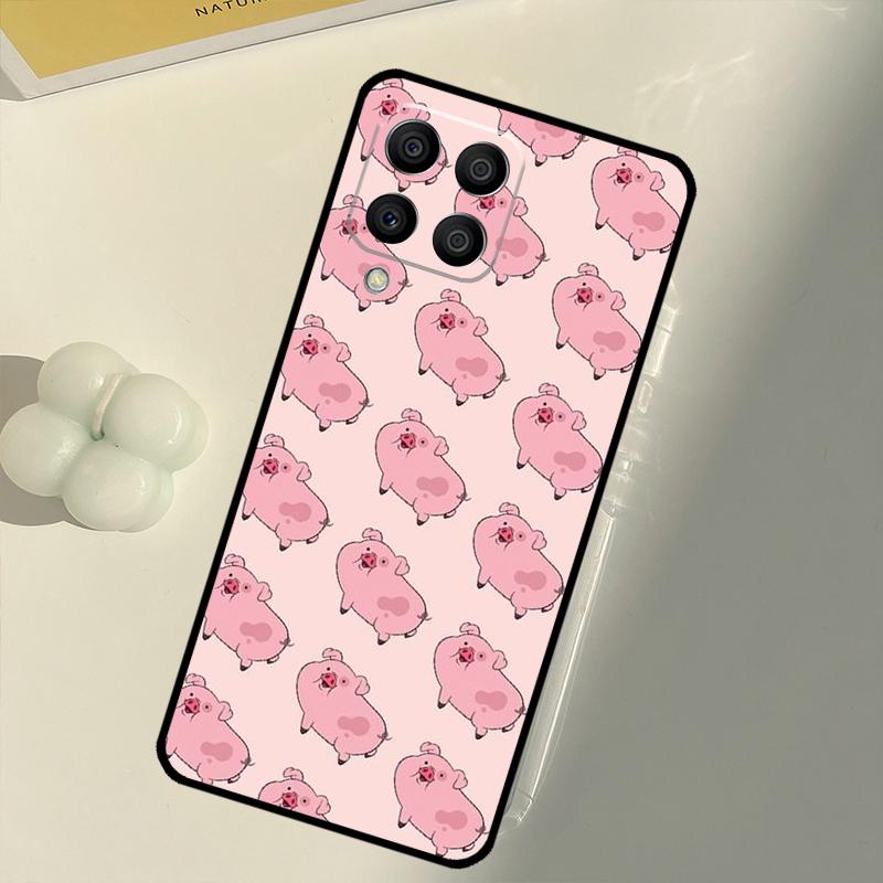Cartoon Pig For Samsung Galaxy M33 M13 M14 M12 M32 M52 M31 M55 M15 M11 M21 M35 M53 M34 M54 M06 M16 Case