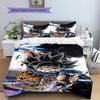 Juego de Ropa de Cama con Estampado de Dibujos Animados Colcha Funda de Colcha Funda de Almohada Decoración del Hogar Regalo de Cumpleaños (1 * funda nórdica + 2 * fundas de almohada, sin núcleo)