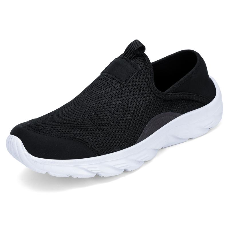 Fashion Men's Sneakers Classic Casual Shoes Breathable Mesh Running Sneakers Without Laces Lightweight Men's Shoes Zapatillas De Deporte