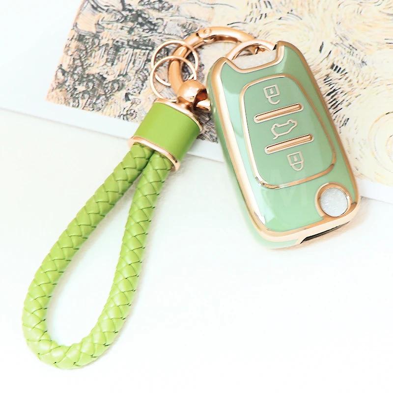 For Hyundai I20 I30 Ix20 Ix25 Ix35 Elantra Accent TPU Car Key Case Cover For KIA Sportage Rio 3 Soul Optima Ceed Pro K5 K2 Pride