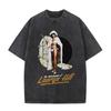 Washed Vintage Singer Lauryn Hill Graphic Print Tshirt Men Women Clothing Hip Hop Fashion Street Oversized Crewneck Tee Shirts