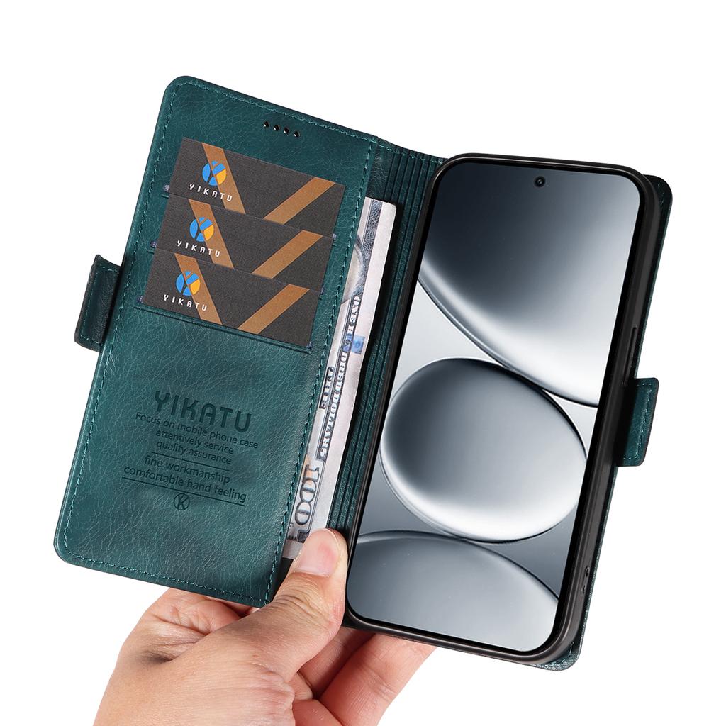 For Xiaomi Redmi Note 15 Pro 5G (Global) Case YIKATU YK-007 Litchi Texture PU Leather Wallet Phone Cover