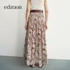Edition X SEA Bohemian Floral Print Maxi Skirt