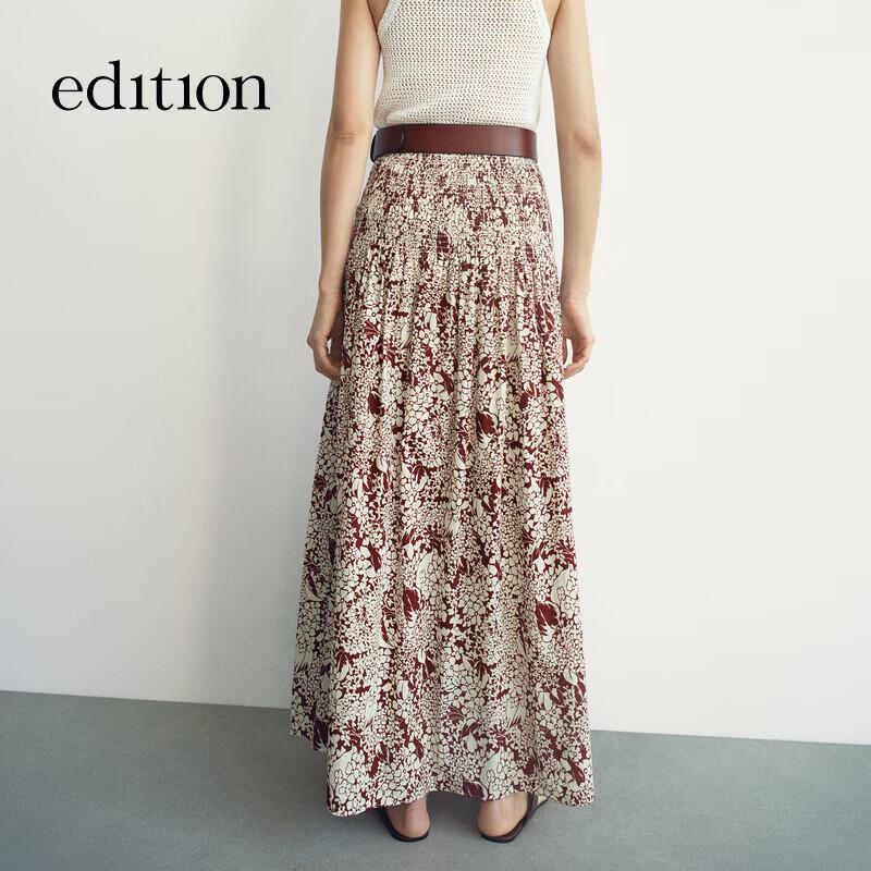 Edition X SEA Bohemian Floral Print Maxi Skirt