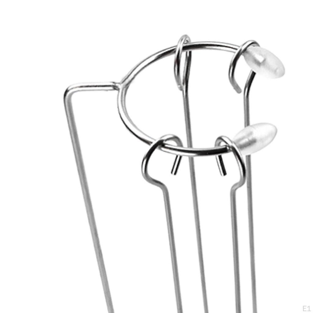 s, , Stainless Steel Rods, Reusable Grilling Skewers Set, for Meat,