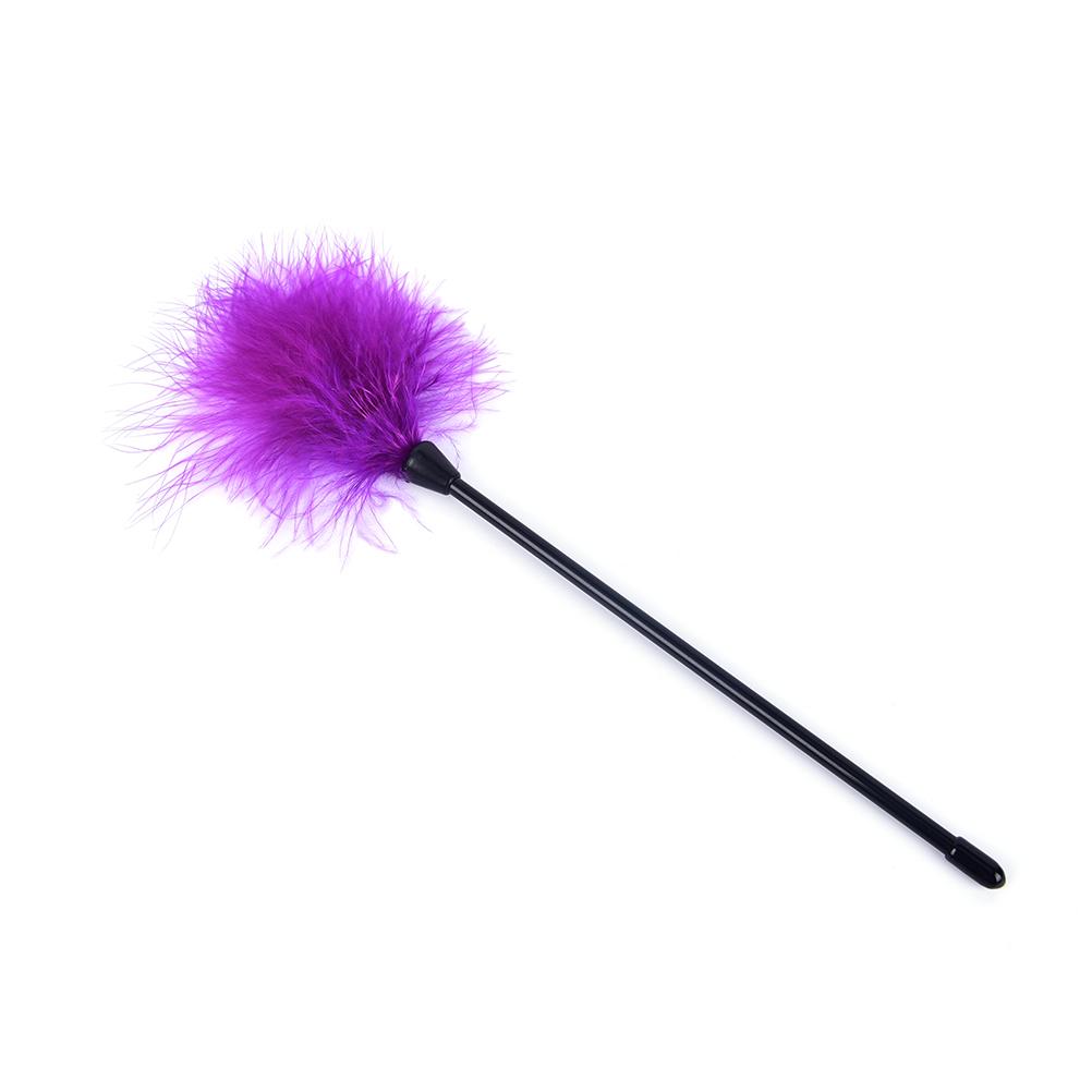 1PC PU Leather Sexy Whip For Lovers Couples Spanking Paddle Slap Clap Flap On Butt With Flirt Tickle Feather SM Sexy Game