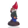 1pc Garden Decoration Outdoor Cartoon Gnome Vertical Middle Finger Resin Crafts Statues Decorations Gifts Yard Garden Ornaments
