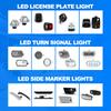 USA Stock Plug and Play Truck LED Mirror Towing Parking Signal Light for CHEVROLET SILVARADO for GMC SIERRA 2500 3500 2020-2024
