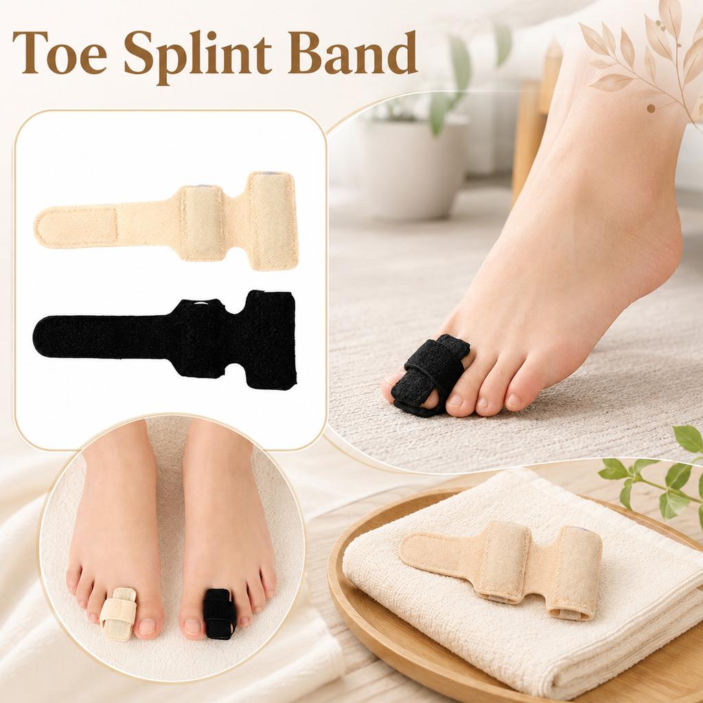 Adjustable Hammer Toe Straightener with Aluminum Plate for Overlapping Toes