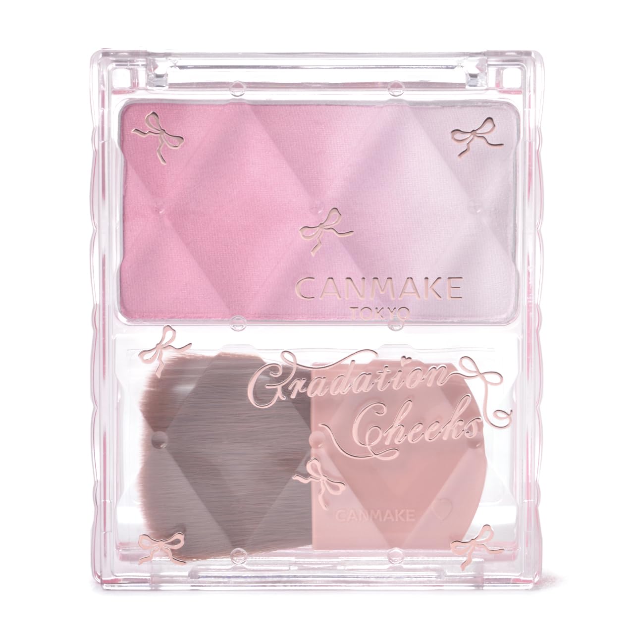 

CANMAKE Gradation Cheeks [All 2 Colors] 5.2g Blush & Highlight 3D Radiant Finish Soft Smooth High Pigment Cool Pink 01 Berry Yogurt