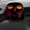 2 Pcs Ghost Car Headrest Covers 2D Stretch Car Interior Decor Car Seat Headcover  All Seasons