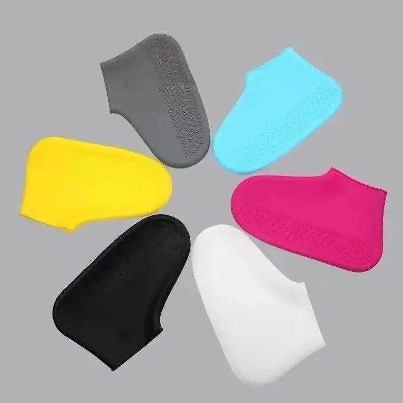 Unisex Waterproof Non-Slip Shoe Covers - Durable and Portable Silicone Rain Boots for Rainy Days, Available for Adults and Children