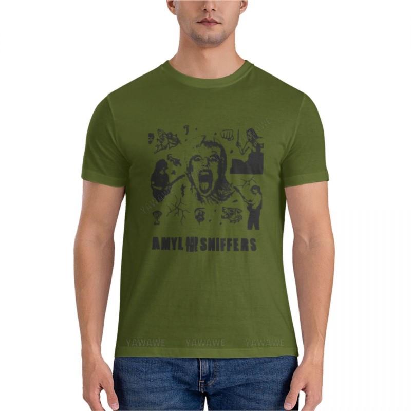 Amyl and the Sniffers Show and the EvaHN American Tour 2021 Graphic T-Shirt t shirts for men cotton kawaii clothes T-shirt short