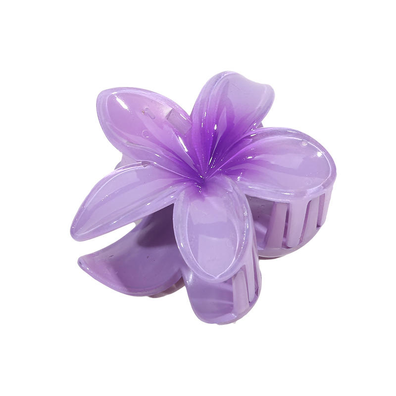 2/5Pcs Gradient Hair Clips New Flower Hair Claws Small Size Fashion Headwear Hairpin Crab Barrette Hair Accessories for Women