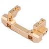 Model Vehicle Accessory Brass Front Bumper Mount for Traxxas RC Crawler Car