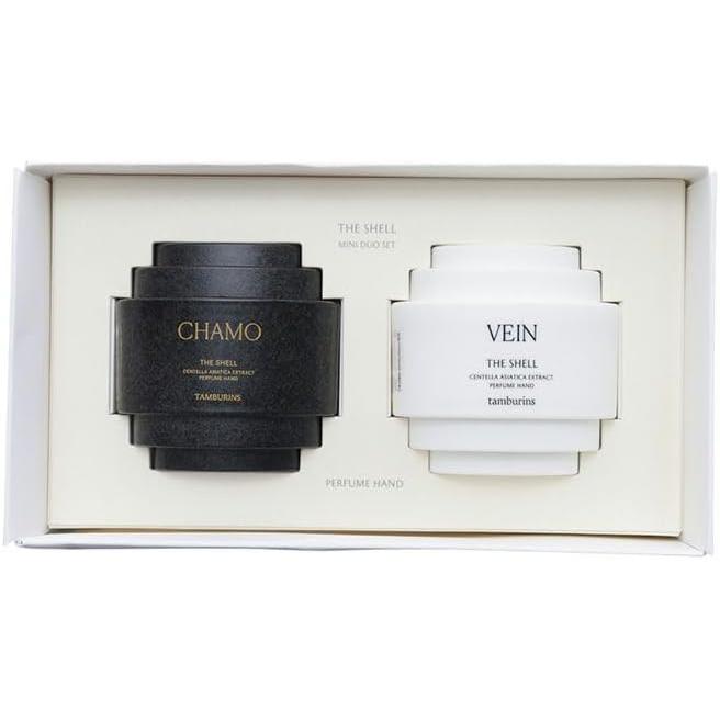 TAMBURINS Perfume Shell Hand Cream Mini Duo Set (CHAMO 15ml + VEIN 15ml) Hand Cream [Parallel Import]