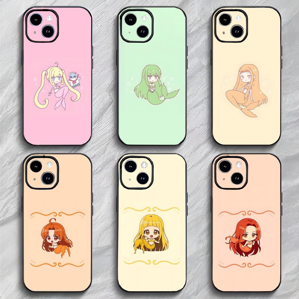 Magische japanische Anime M-Mermaid Melody Handyhülle Handyhülle Weiche Verpackung Leicht für iPhone17 16 15 14 13ProMax