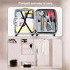 ABIY Garment Steamer Stand Foldable With Ironing Gloves For Clothes, Adjustable Steamer Rack With Two Clips For Suit And Shirt