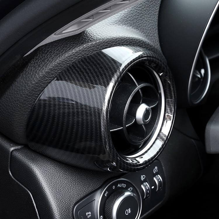 Guarnição da tampa da saída de ar condicionado da parte frontal do carro para Alfa Romeo Giulia 2017-Auto Interior