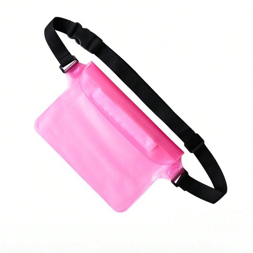 One Fanny Pack Featuring A Phone Pouch With A Waist Strap Ideal For Beach Activities розовый 544₽